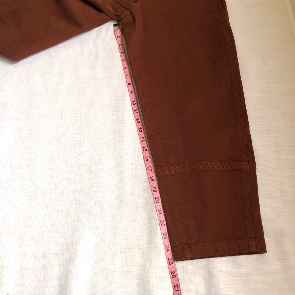 NWT Everlane The Utility Barrel Pant | Rosewood Brown, Size 6 - Picture 8 of 9